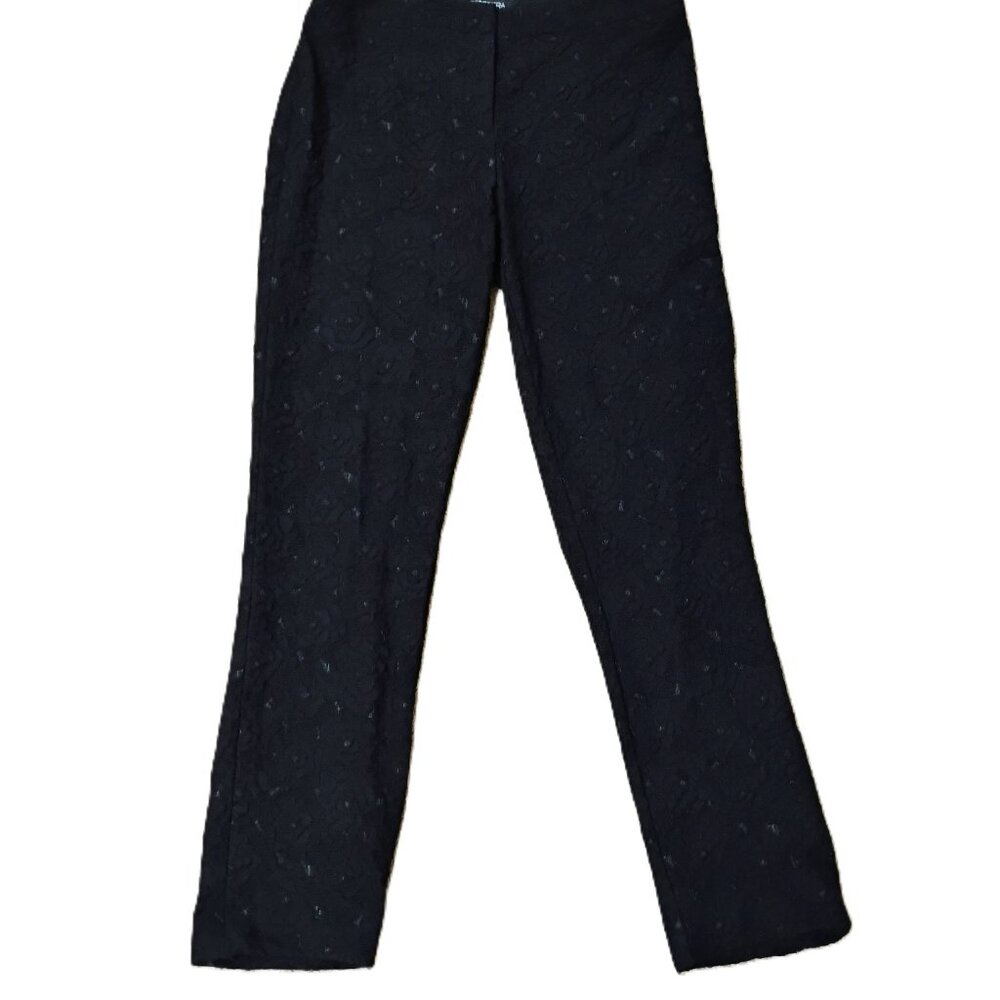 Etcetera Black Lace Trousers Woman's Size 2